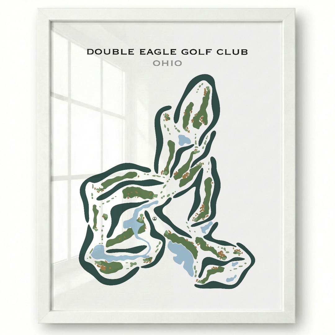 Double Eagle Golf Club, Ohio - Printed Golf Courses