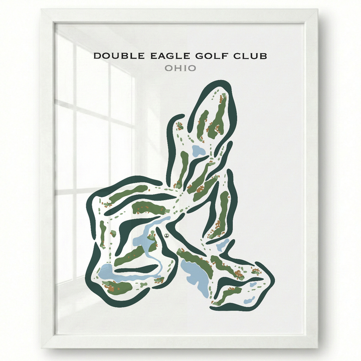 Double Eagle Golf Club, Ohio - Printed Golf Courses