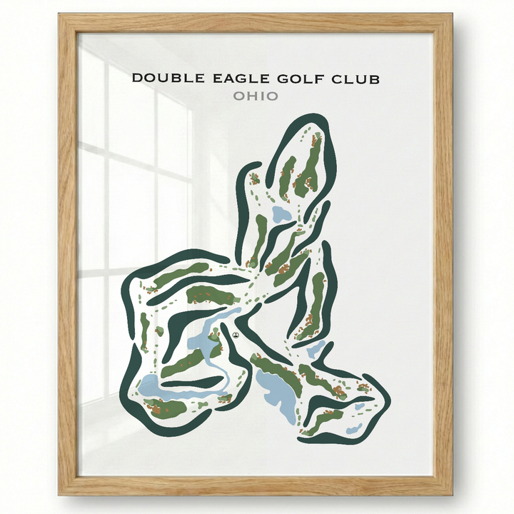 Double Eagle Golf Club, Ohio - Printed Golf Courses