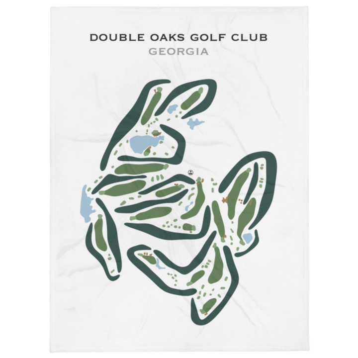 Double Oaks Golf Club, Georgia - Printed Golf Courses