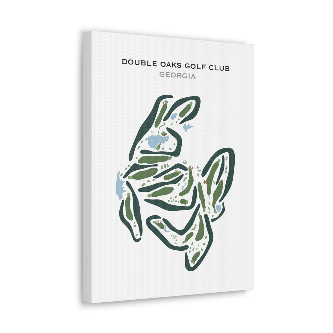 Double Oaks Golf Club, Georgia - Printed Golf Courses