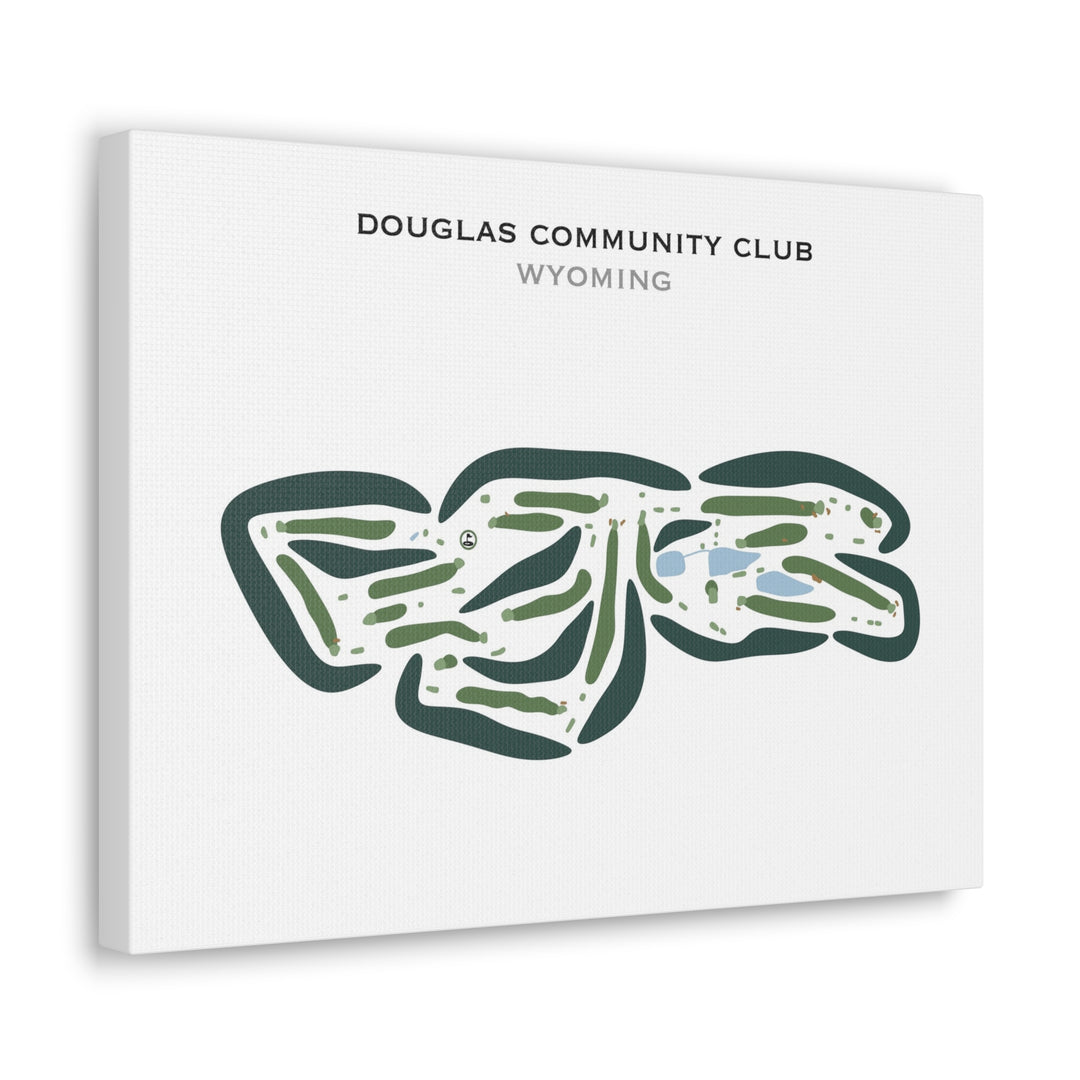Douglas Community Club, Wyoming - Printed Golf Courses