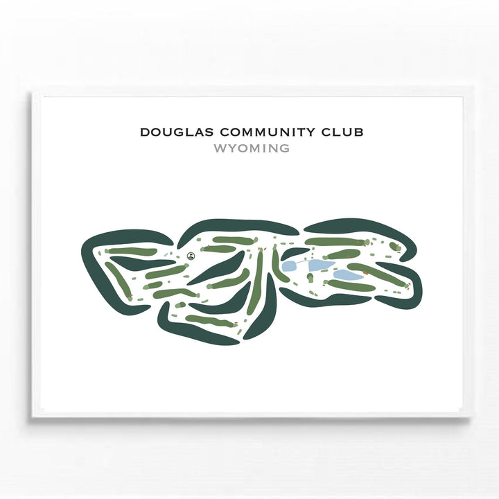 Douglas Community Club, Wyoming - Printed Golf Courses