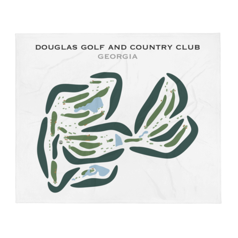 Douglas Golf and Country Club, Georgia - Printed Golf Courses