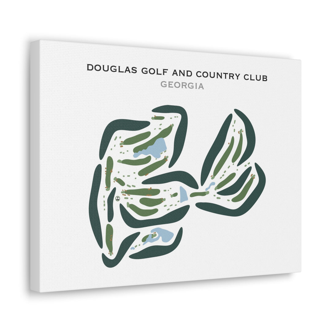 Douglas Golf and Country Club, Georgia - Printed Golf Courses