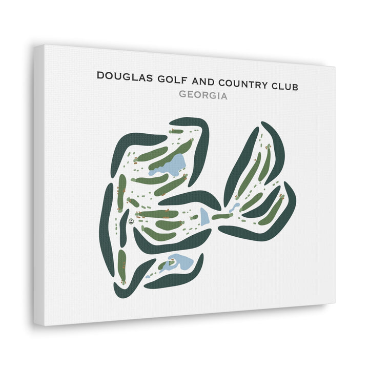 Douglas Golf and Country Club, Georgia - Printed Golf Courses