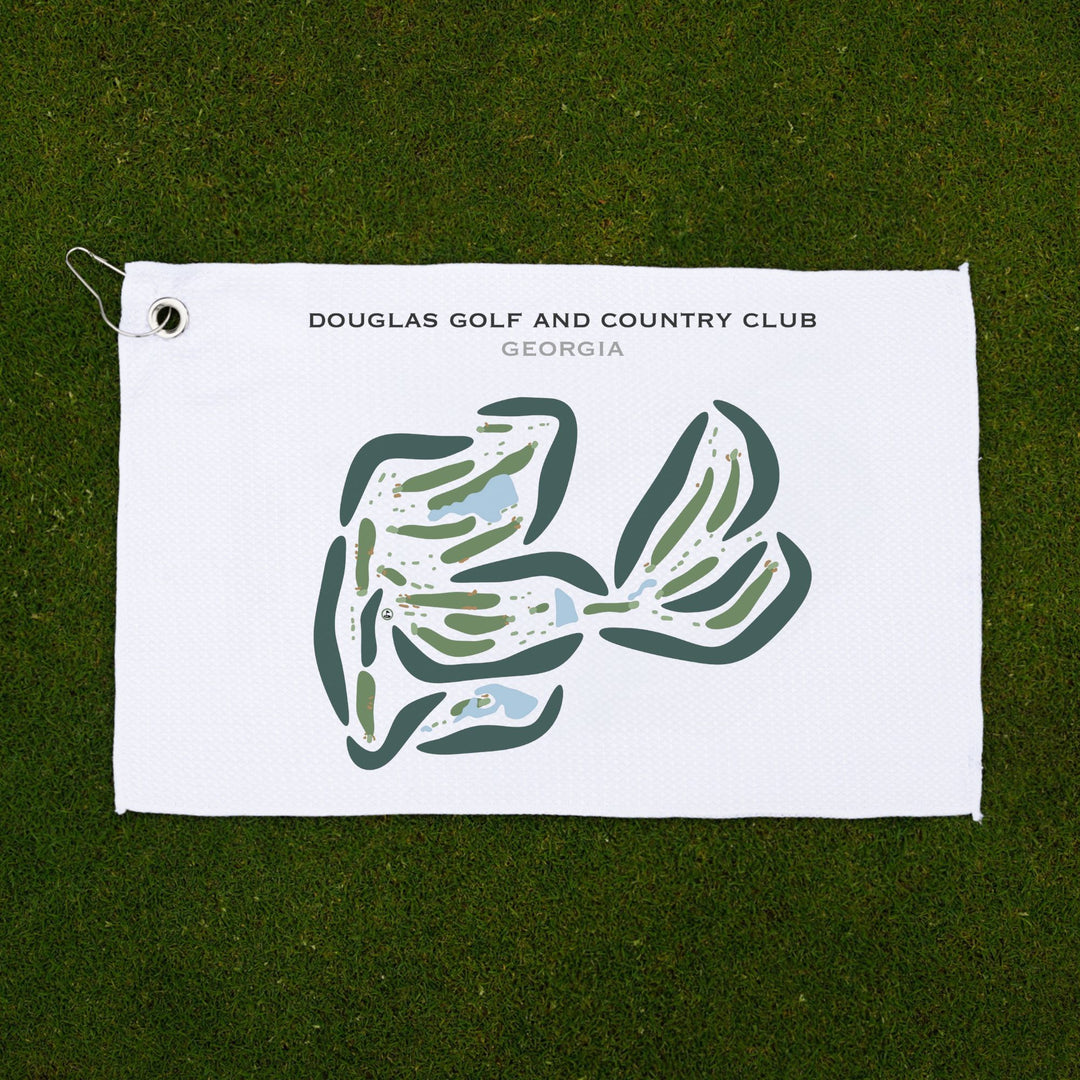 Douglas Golf and Country Club, Georgia - Printed Golf Courses