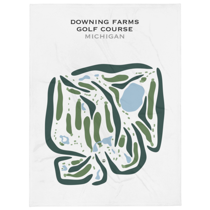 Downing Farms Golf Course, Michigan - Printed Golf Courses