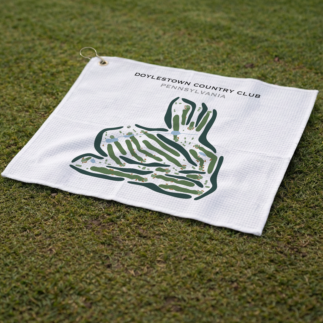 Doylestown Country Club, Pennsylvania - Printed Golf Course