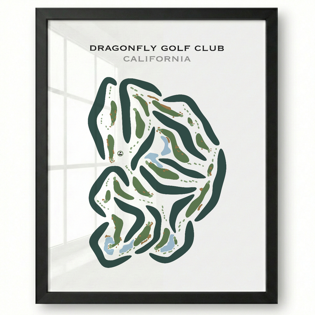 Dragonfly Golf Club, California - Printed Golf Courses