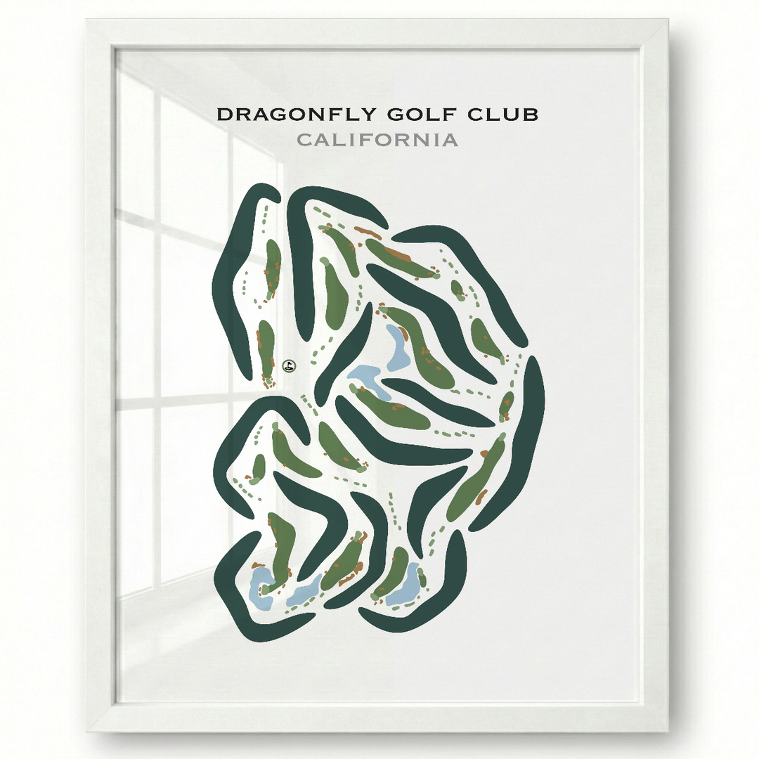 Dragonfly Golf Club, California - Printed Golf Courses