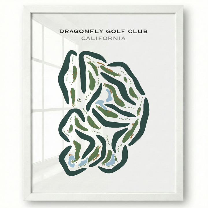 Dragonfly Golf Club, California - Printed Golf Courses