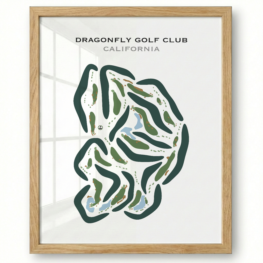 Dragonfly Golf Club, California - Printed Golf Courses