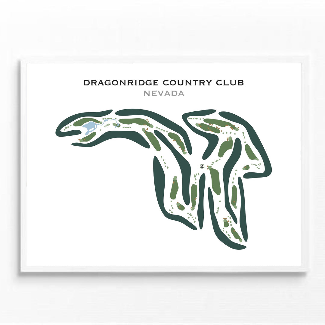Dragonridge Country Club, Nevada - Printed Golf Course