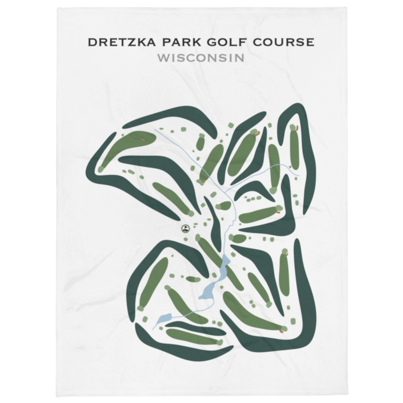 Dretzka Park Golf Course, Wisconsin - Printed Golf Courses