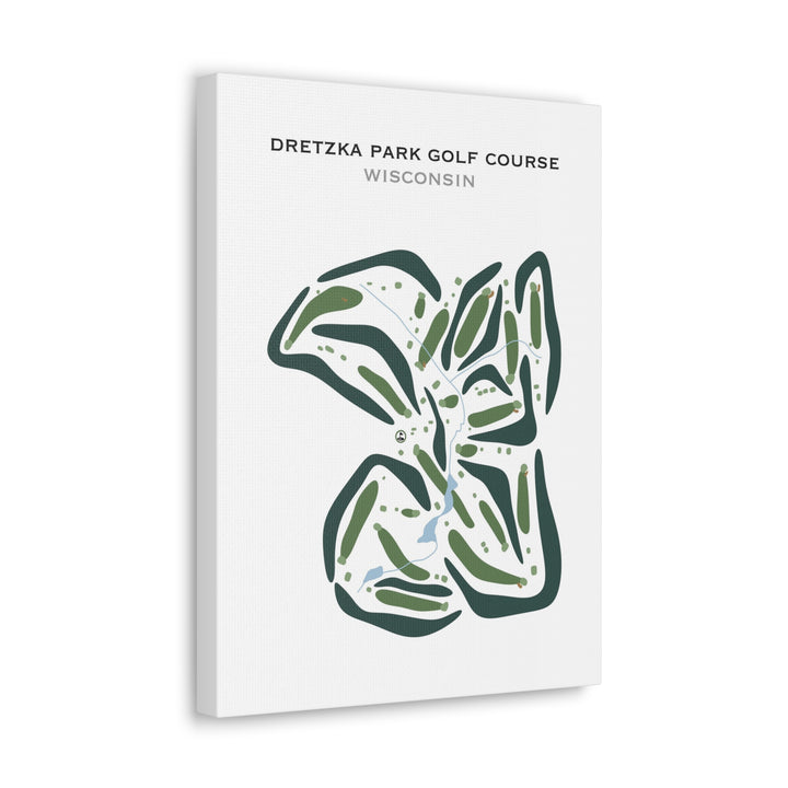 Dretzka Park Golf Course, Wisconsin - Printed Golf Courses