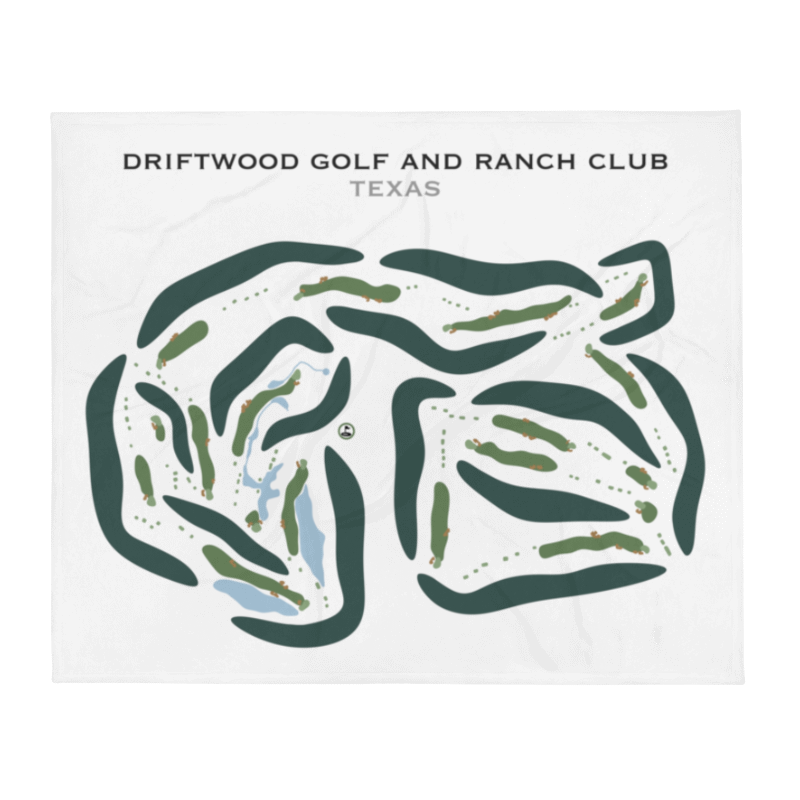 Driftwood Golf and Ranch Club, Texas - Printed Golf Courses