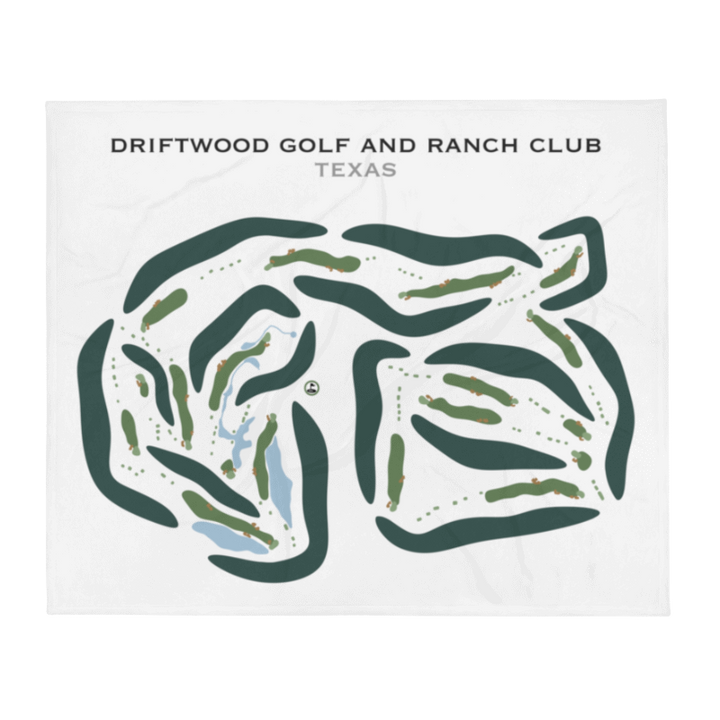 Driftwood Golf and Ranch Club, Texas - Printed Golf Courses