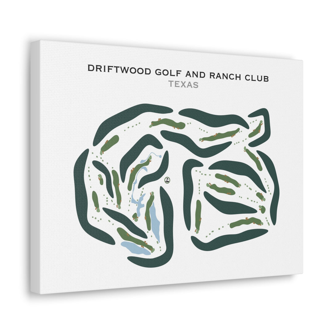 Driftwood Golf and Ranch Club, Texas - Printed Golf Courses