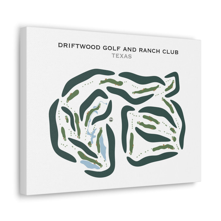Driftwood Golf and Ranch Club, Texas - Printed Golf Courses