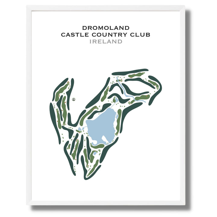 Dromoland Castle Country Club, Ireland - Printed Golf Course