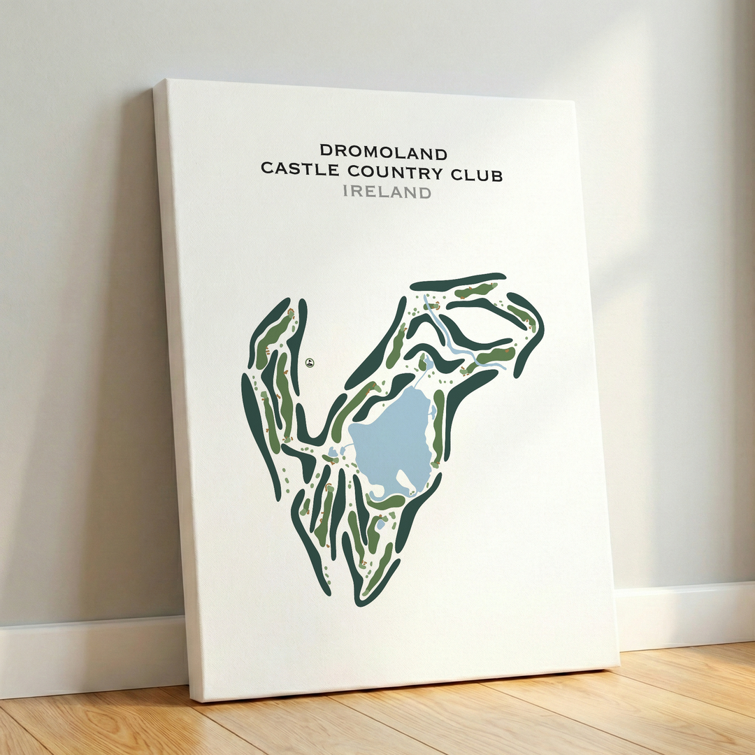 Dromoland Castle Country Club, Ireland - Printed Golf Course