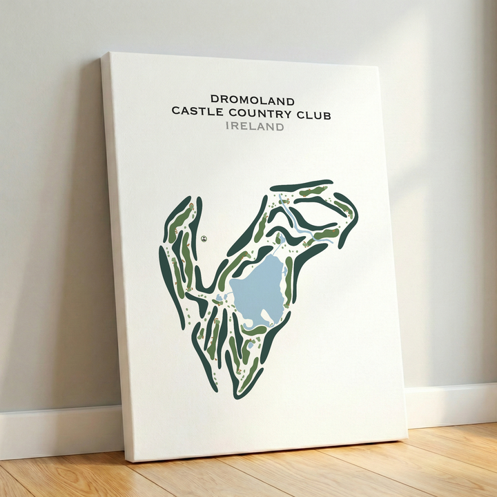 Dromoland Castle Country Club, Ireland - Printed Golf Course