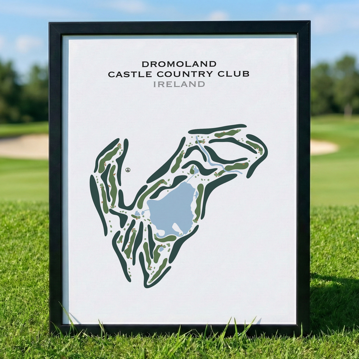 Dromoland Castle Country Club, Ireland - Printed Golf Course