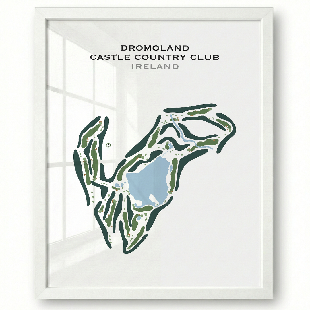 Dromoland Castle Country Club, Ireland - Printed Golf Course