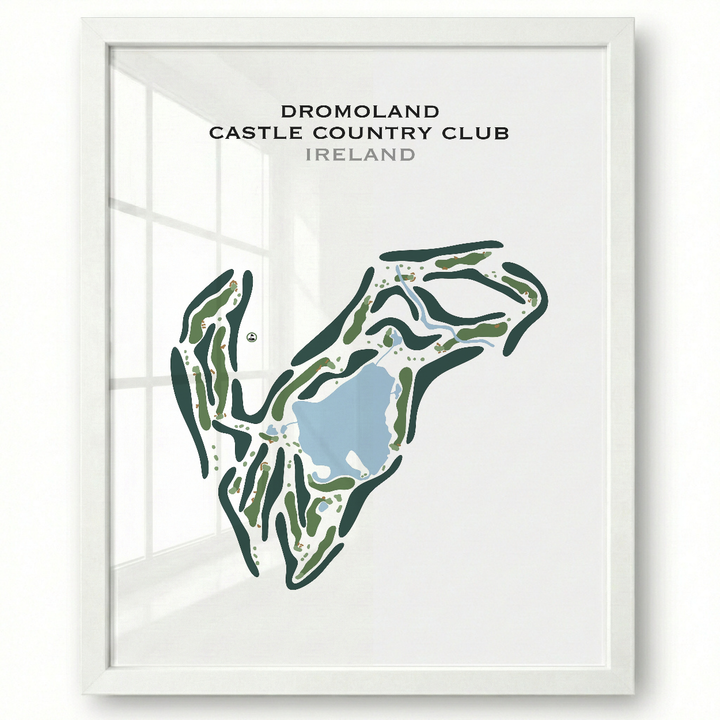 Dromoland Castle Country Club, Ireland - Printed Golf Course