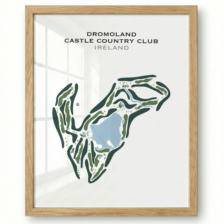 Dromoland Castle Country Club, Ireland - Printed Golf Course