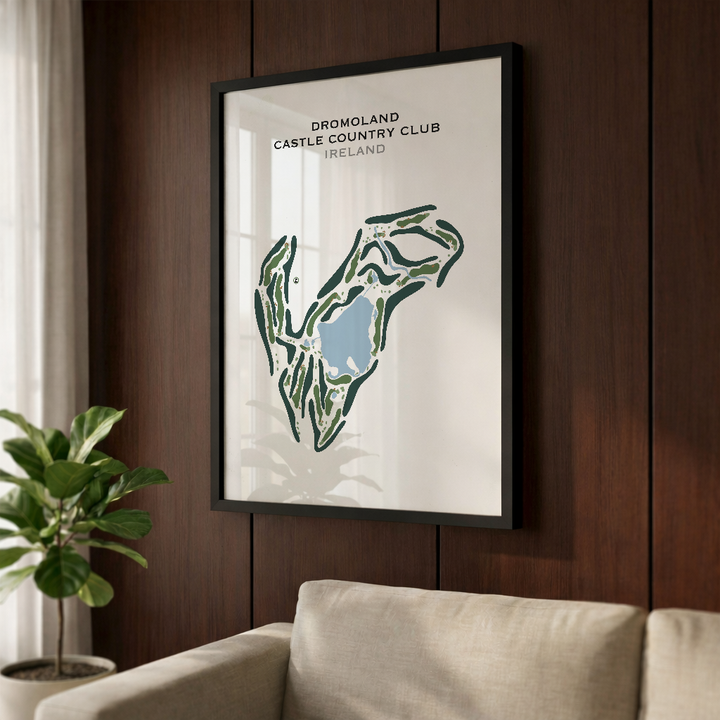 Dromoland Castle Country Club, Ireland - Printed Golf Course
