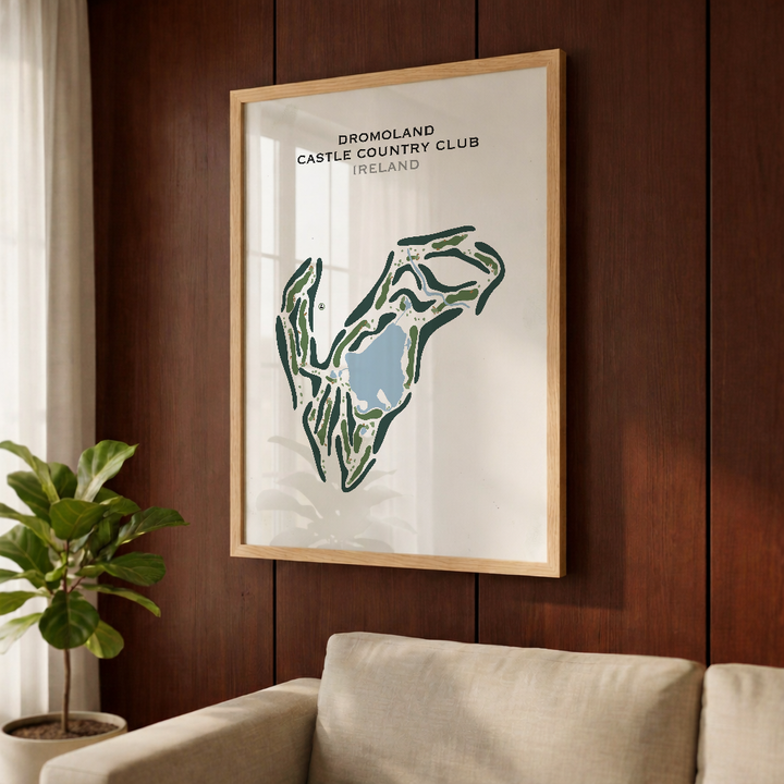 Dromoland Castle Country Club, Ireland - Printed Golf Course