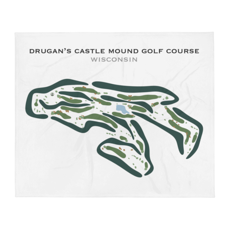 Drugan's Castle Mound Golf Course, Wisconsin - Printed Golf Courses