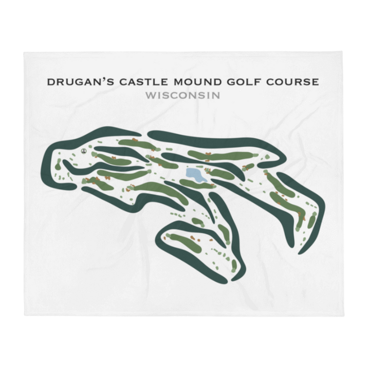 Drugan's Castle Mound Golf Course, Wisconsin - Printed Golf Courses