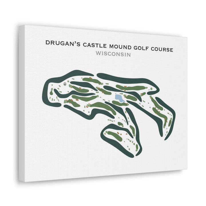 Drugan's Castle Mound Golf Course, Wisconsin - Printed Golf Courses