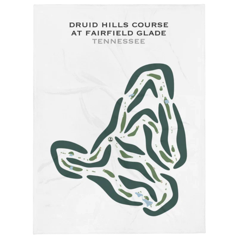 Druid Hills Course at Fairfield Glade, Tennessee - Printed Golf Courses