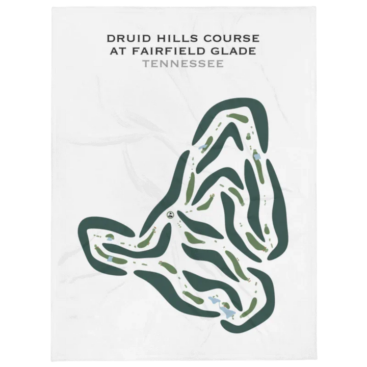 Druid Hills Course at Fairfield Glade, Tennessee - Printed Golf Courses