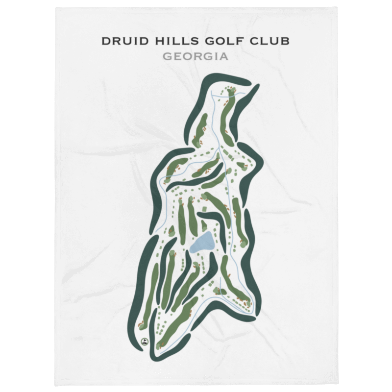 Druid Hills Golf Club, Georgia - Printed Golf Courses