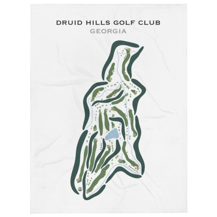 Druid Hills Golf Club, Georgia - Printed Golf Courses