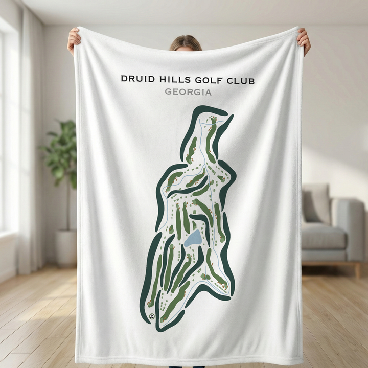 Druid Hills Golf Club, Georgia - Printed Golf Courses