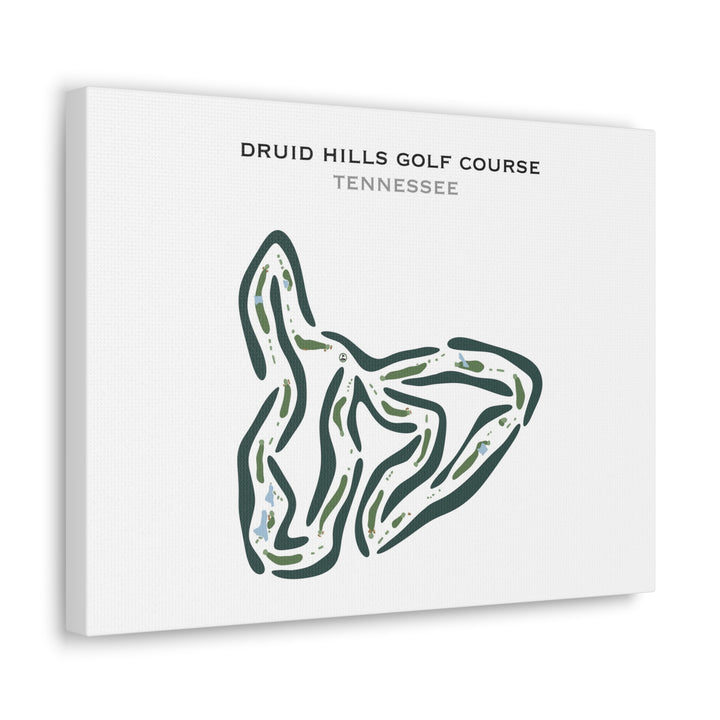 Druid Hills Golf Course, Tennessee - Printed Golf Courses