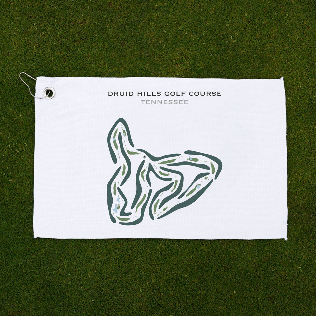 Druid Hills Golf Course, Tennessee - Printed Golf Courses