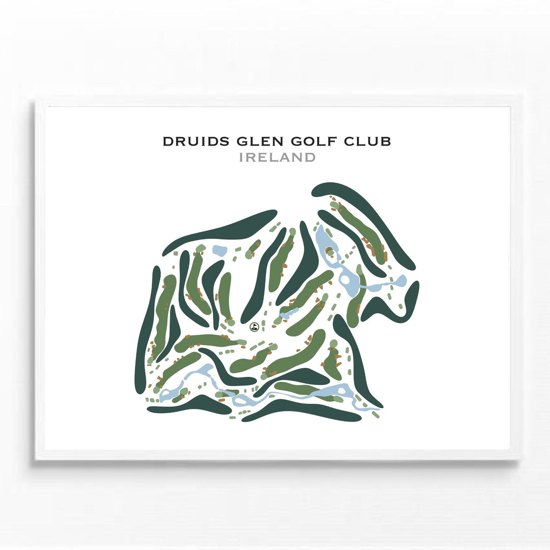 Druids Glen Hotel & Golf Resort, Ireland - Printed Golf Course
