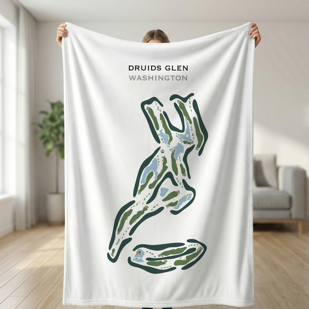 Druids Glen, Washington - Printed Golf Course