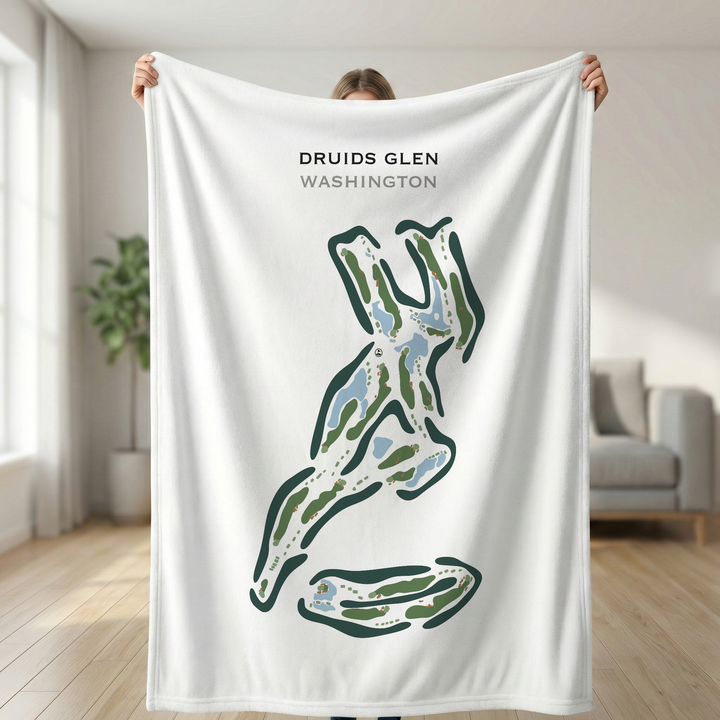 Druids Glen, Washington - Printed Golf Course