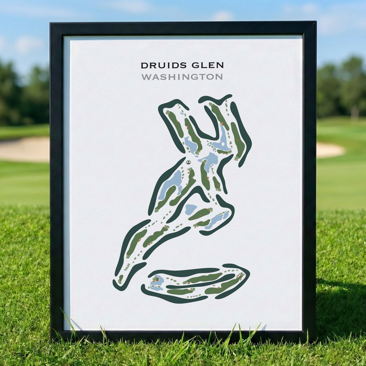 Druids Glen, Washington - Printed Golf Course