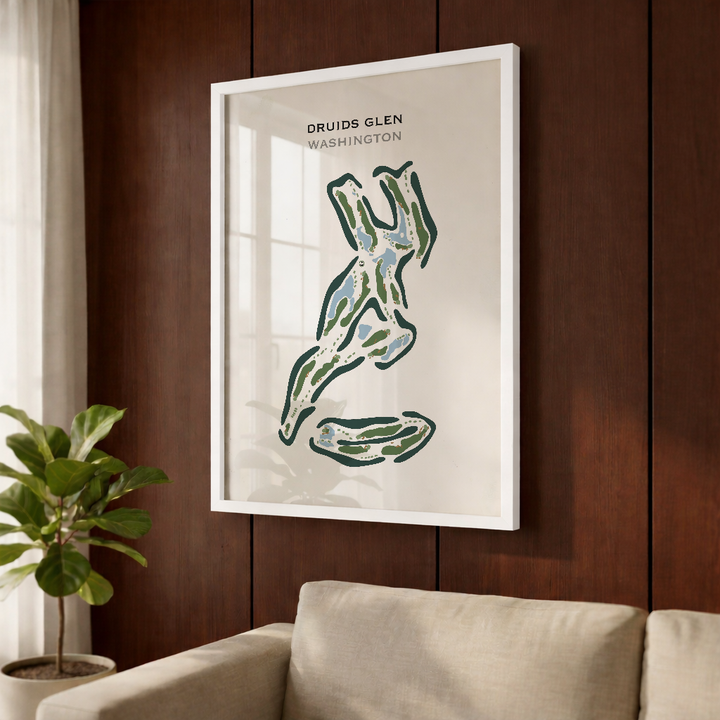Druids Glen, Washington - Printed Golf Course
