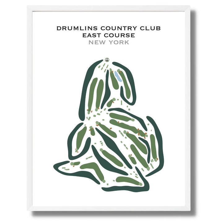 Drumlins Country Club East Course, New York - Printed Golf Courses