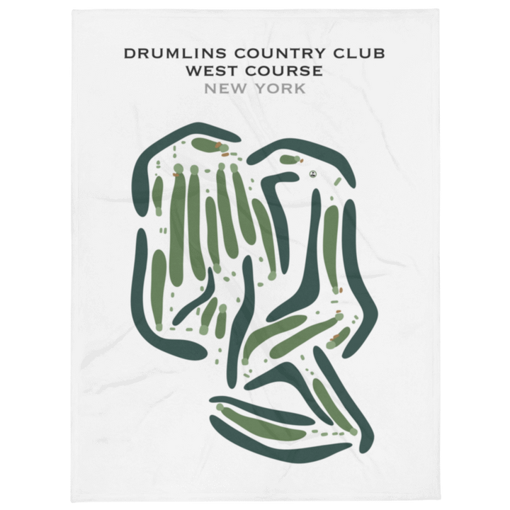 Drumlins Country Club, West Course, New York - Printed Golf Courses